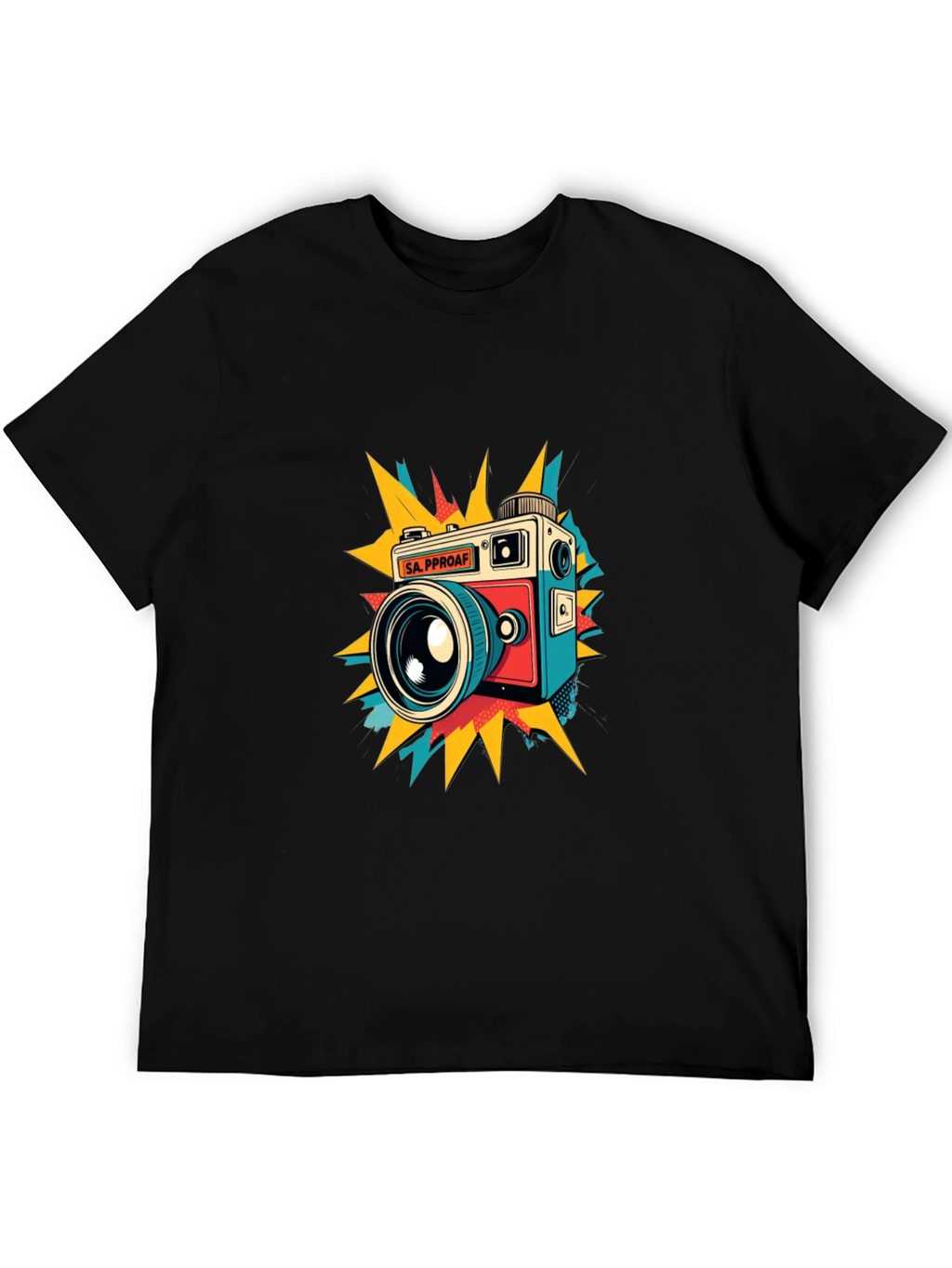 Retro Camera Graphic T-Shirt - Stylish & Unique Design