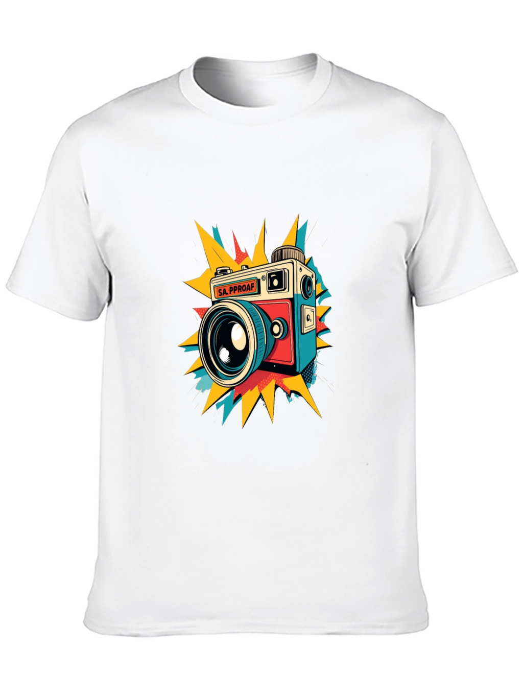 Retro Camera Graphic T-Shirt - Stylish & Unique Design
