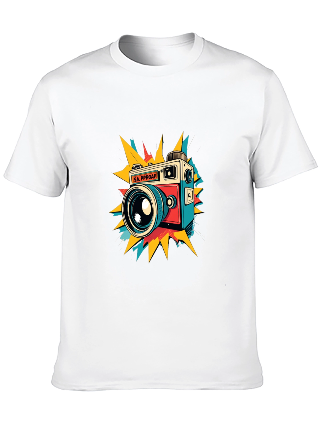 Retro Camera Graphic T-Shirt - Stylish & Unique Design