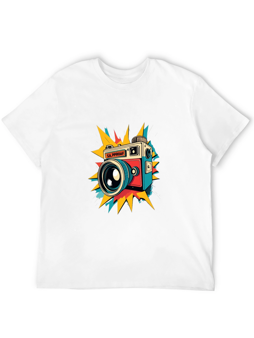 Retro Camera Graphic T-Shirt - Stylish & Unique Design