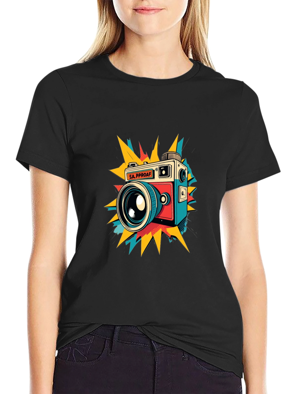 Retro Camera Graphic T-Shirt - Stylish & Unique Design
