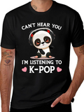 Cute K-Pop Panda T-Shirt