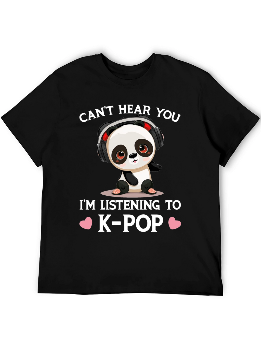 Cute K-Pop Panda T-Shirt