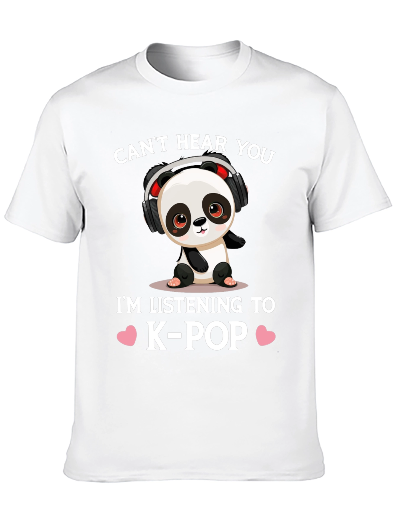 Cute K-Pop Panda T-Shirt