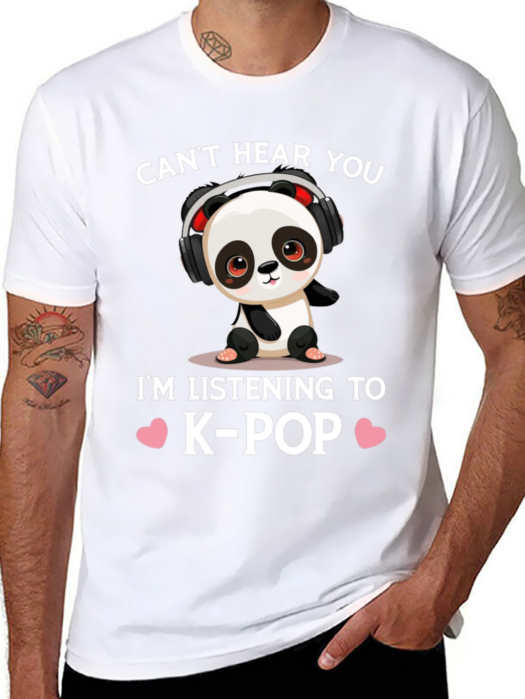 Cute K-Pop Panda T-Shirt