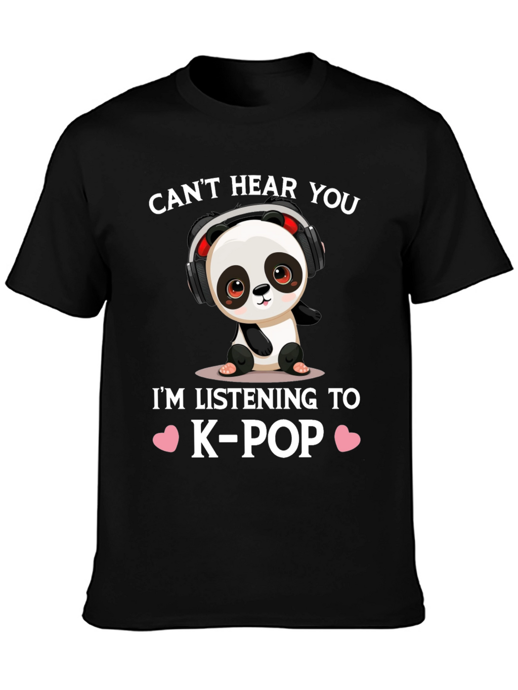 Cute K-Pop Panda T-Shirt