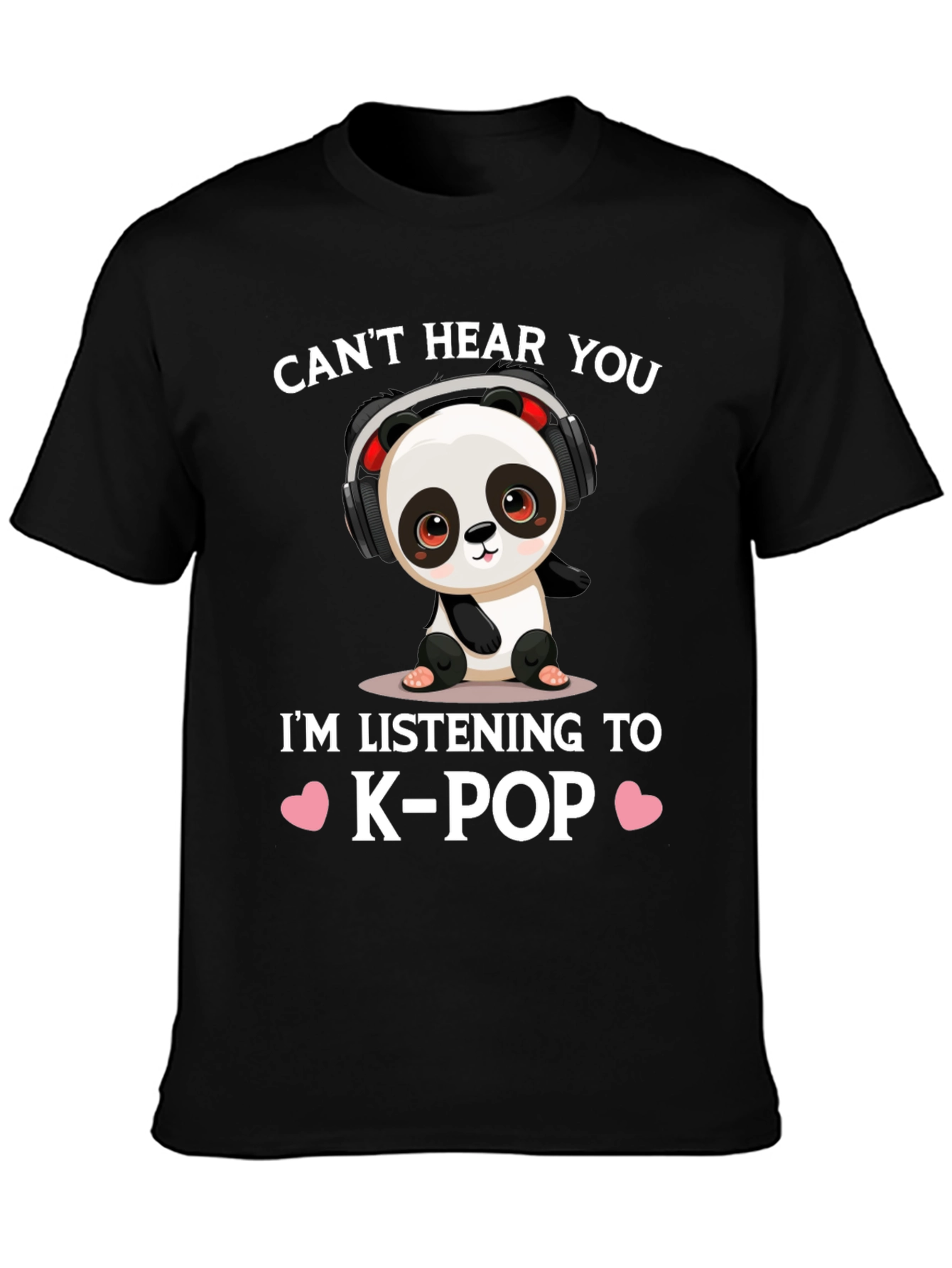 Cute K-Pop Panda T-Shirt