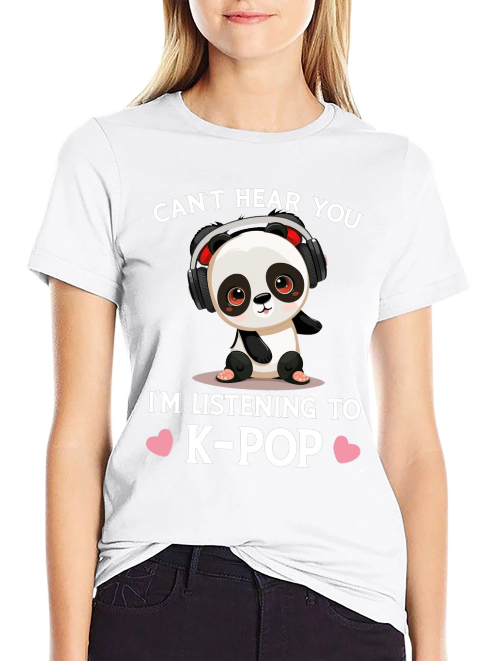 Cute K-Pop Panda T-Shirt