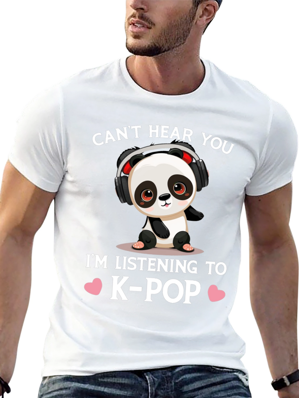 Cute K-Pop Panda T-Shirt