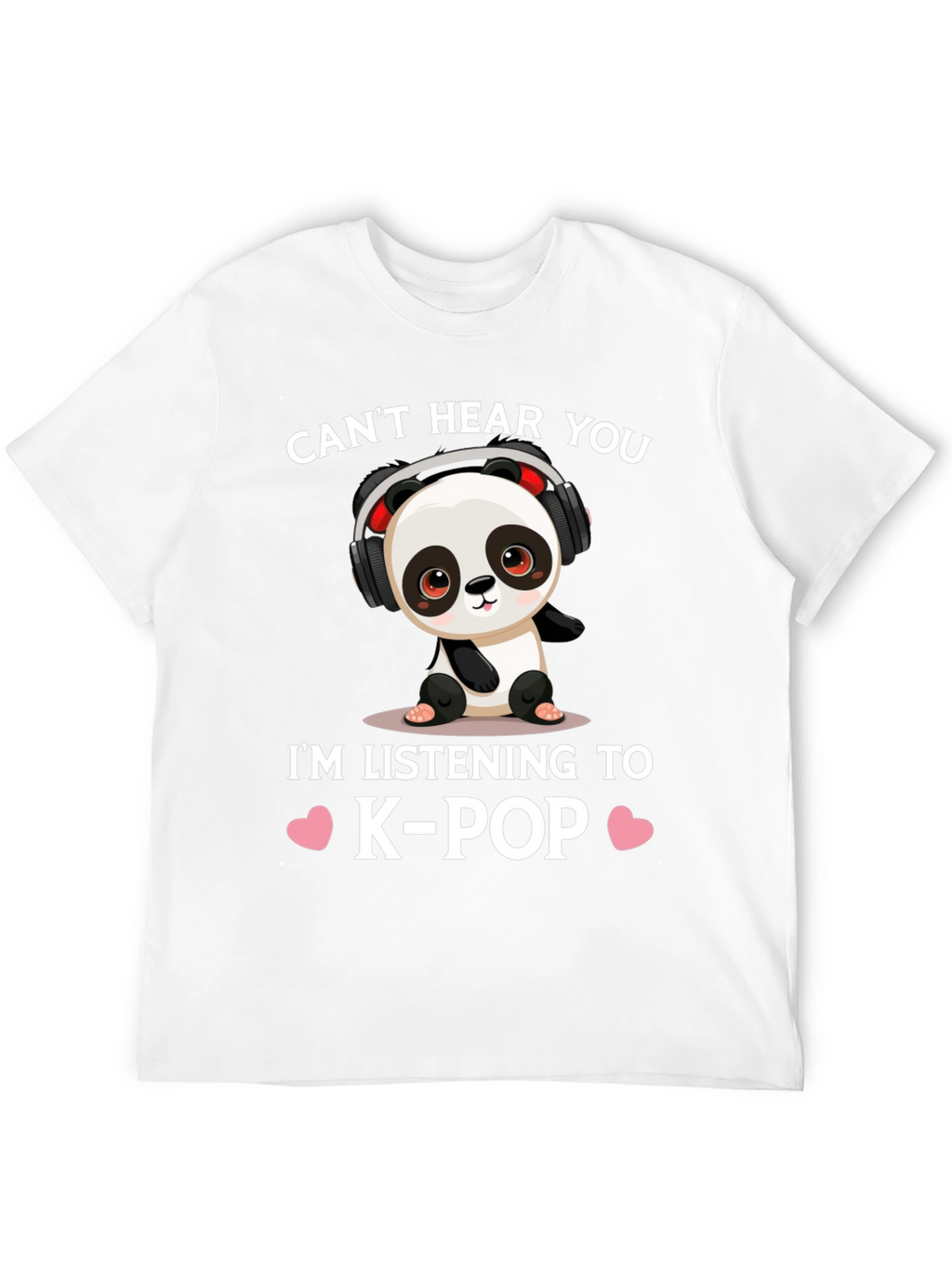 Cute K-Pop Panda T-Shirt