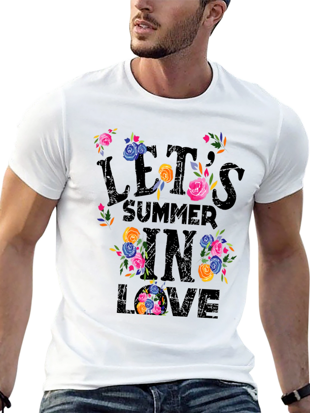 Lets Summer in Love Graphic Tee