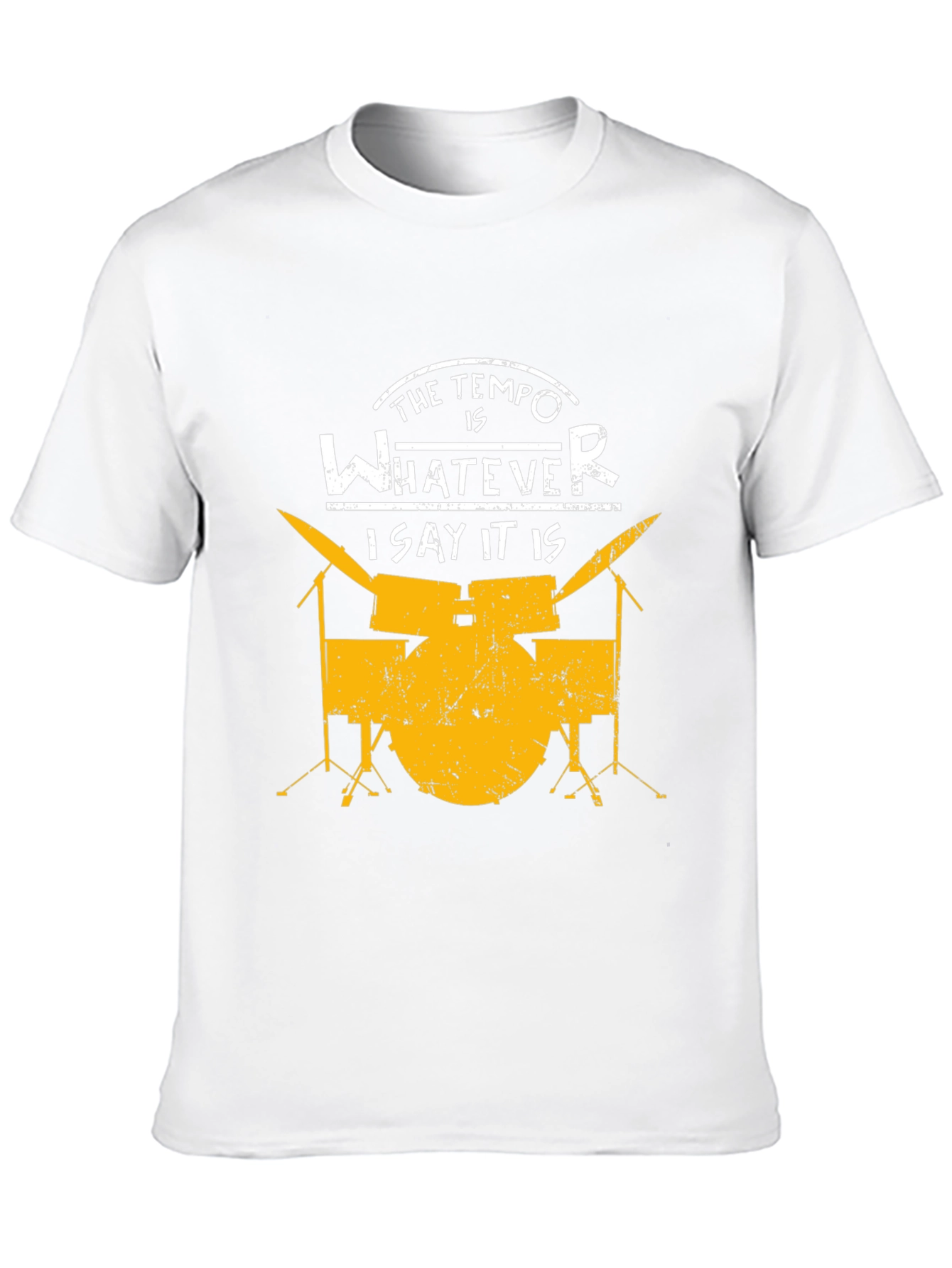 Tempo Drummer T-Shirt - Music Lover Tee