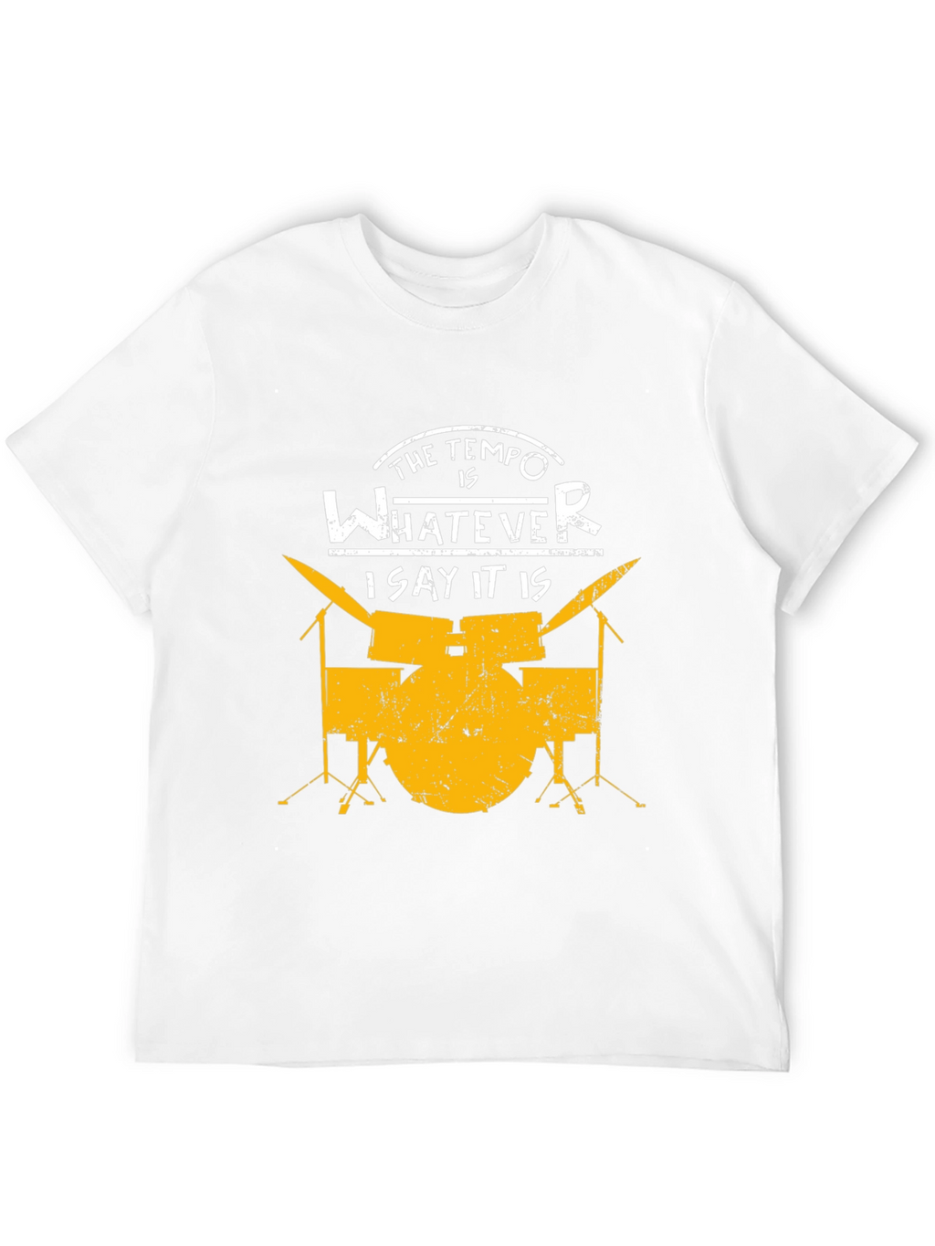 Tempo Drummer T-Shirt - Music Lover Tee