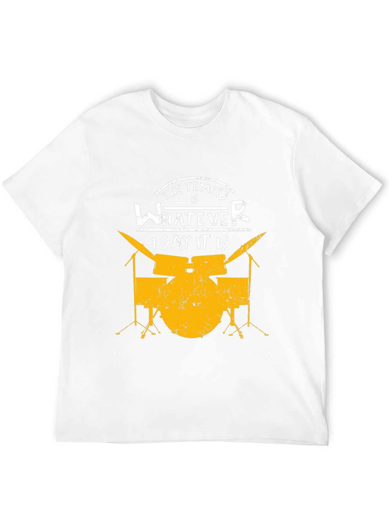 Tempo Drummer T-Shirt - Music Lover Tee