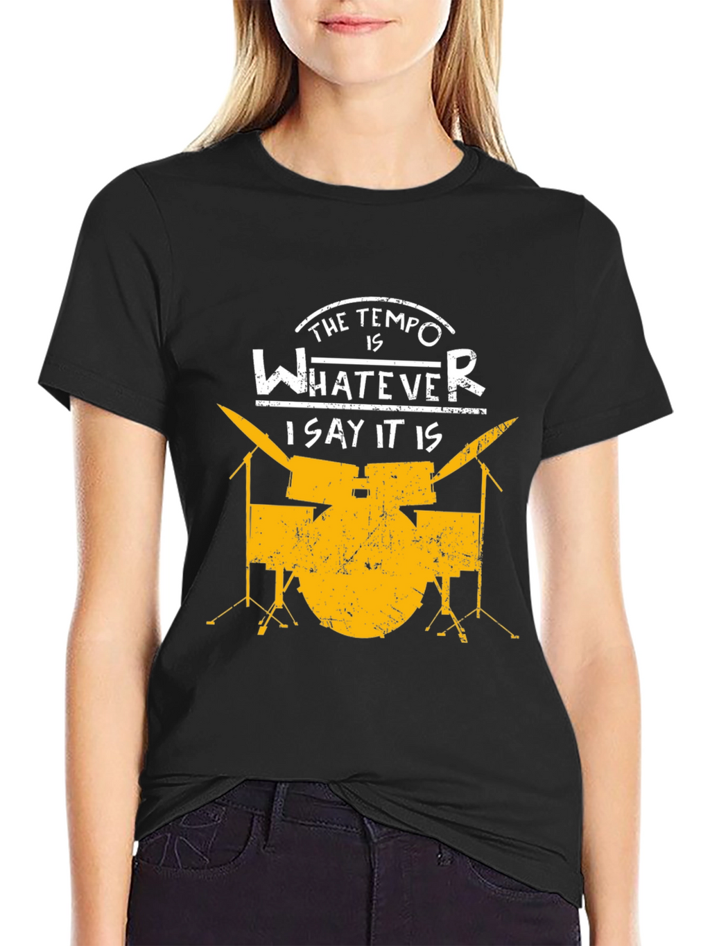 Tempo Drummer T-Shirt - Music Lover Tee