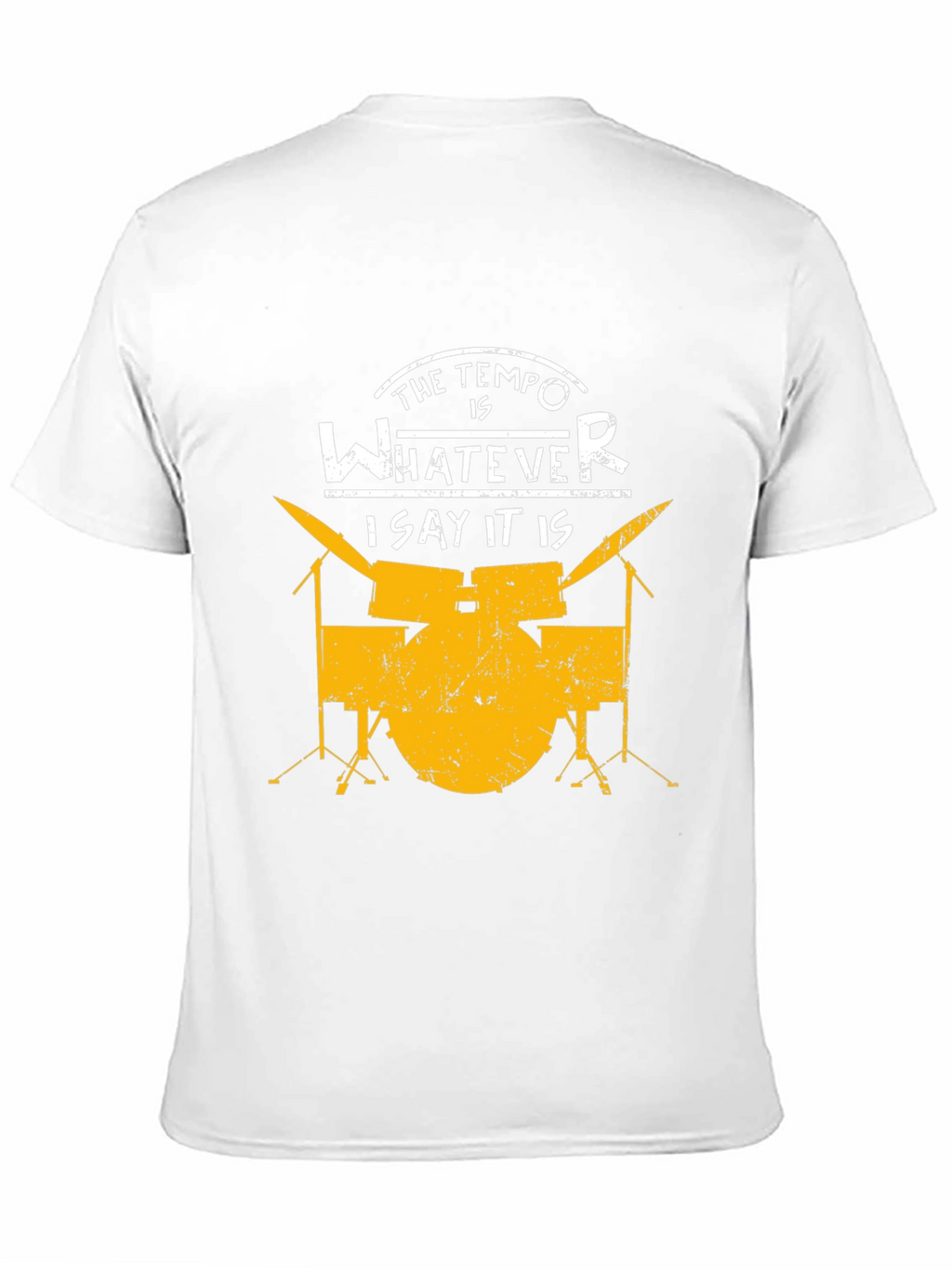 Tempo Drummer T-Shirt - Music Lover Tee
