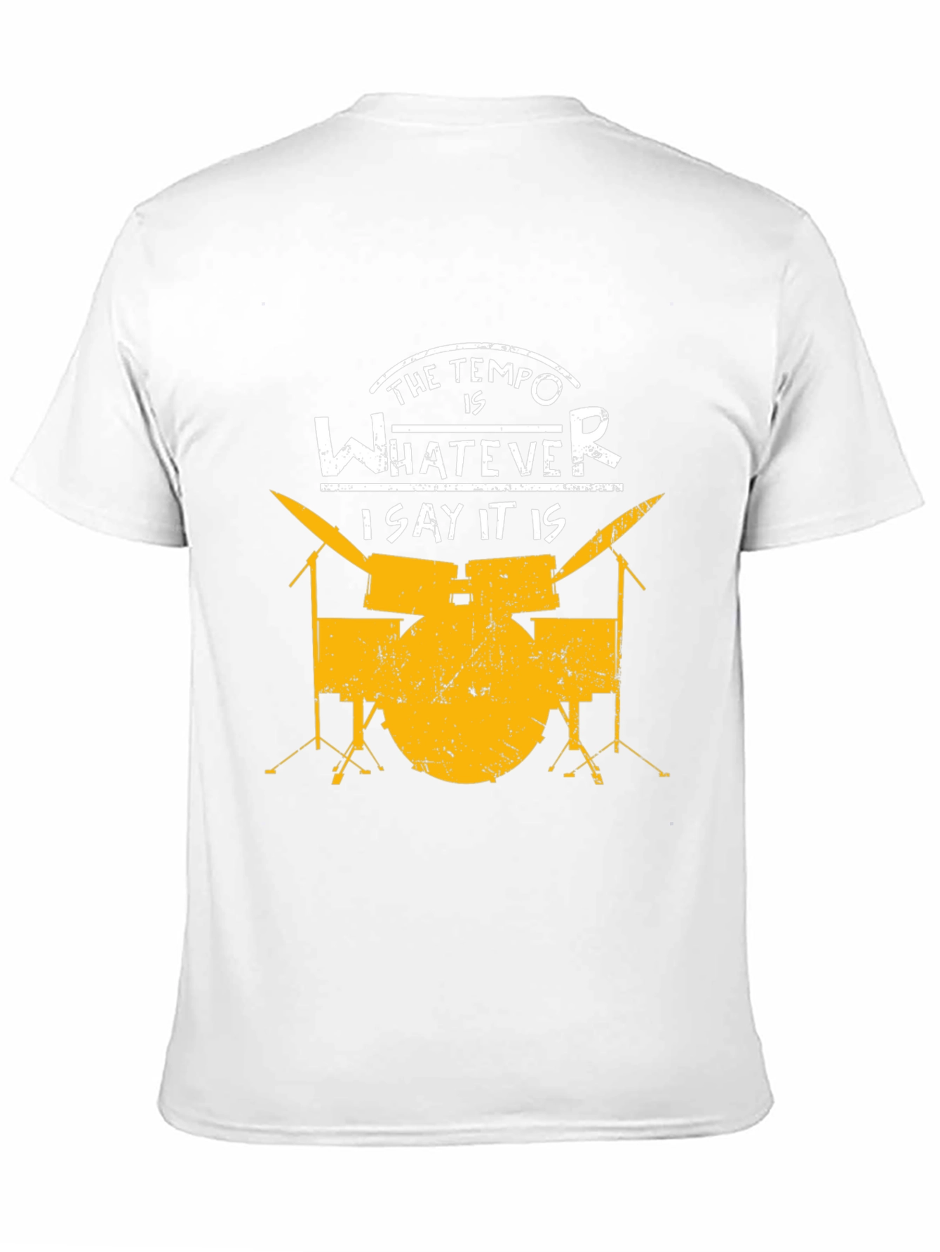 Tempo Drummer T-Shirt - Music Lover Tee