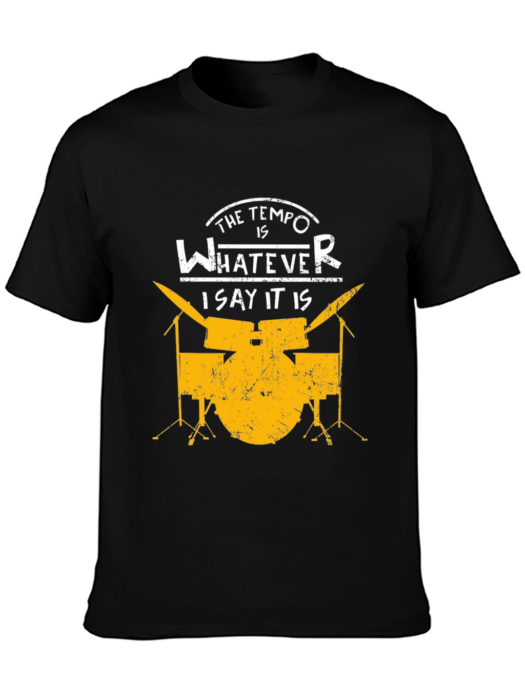 Tempo Drummer T-Shirt - Music Lover Tee