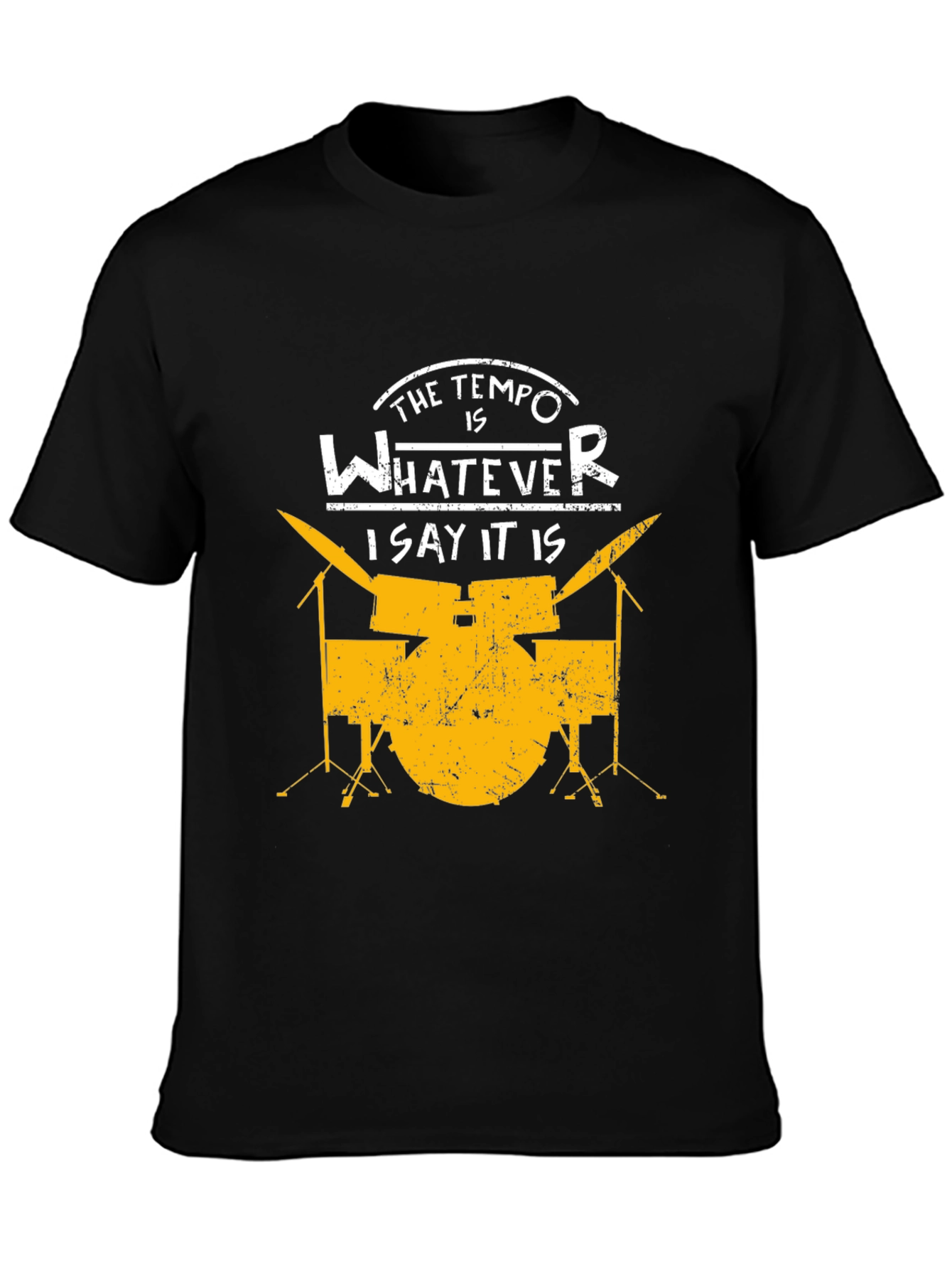 Tempo Drummer T-Shirt - Music Lover Tee