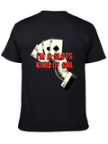 Slots Kind of Gal Black T-Shirt Casino Gambling Tee