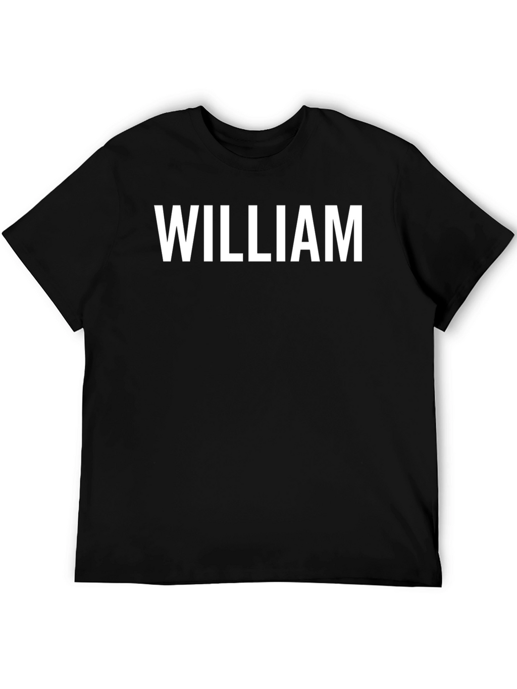 William Black T-Shirt - Personalized Name Tee