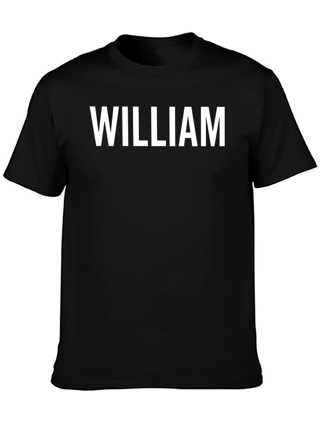William Black T-Shirt - Personalized Name Tee