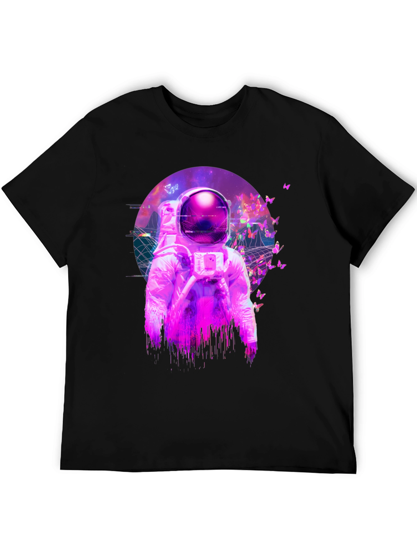 Astronaut Butterfly T-Shirt - Space Dreamer