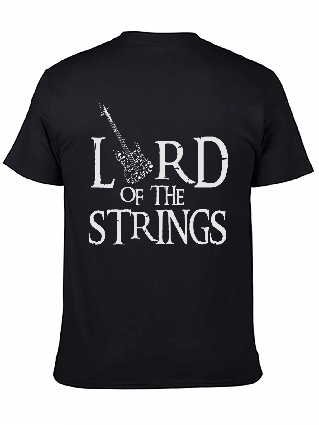 Lord of the Strings Black T-Shirt