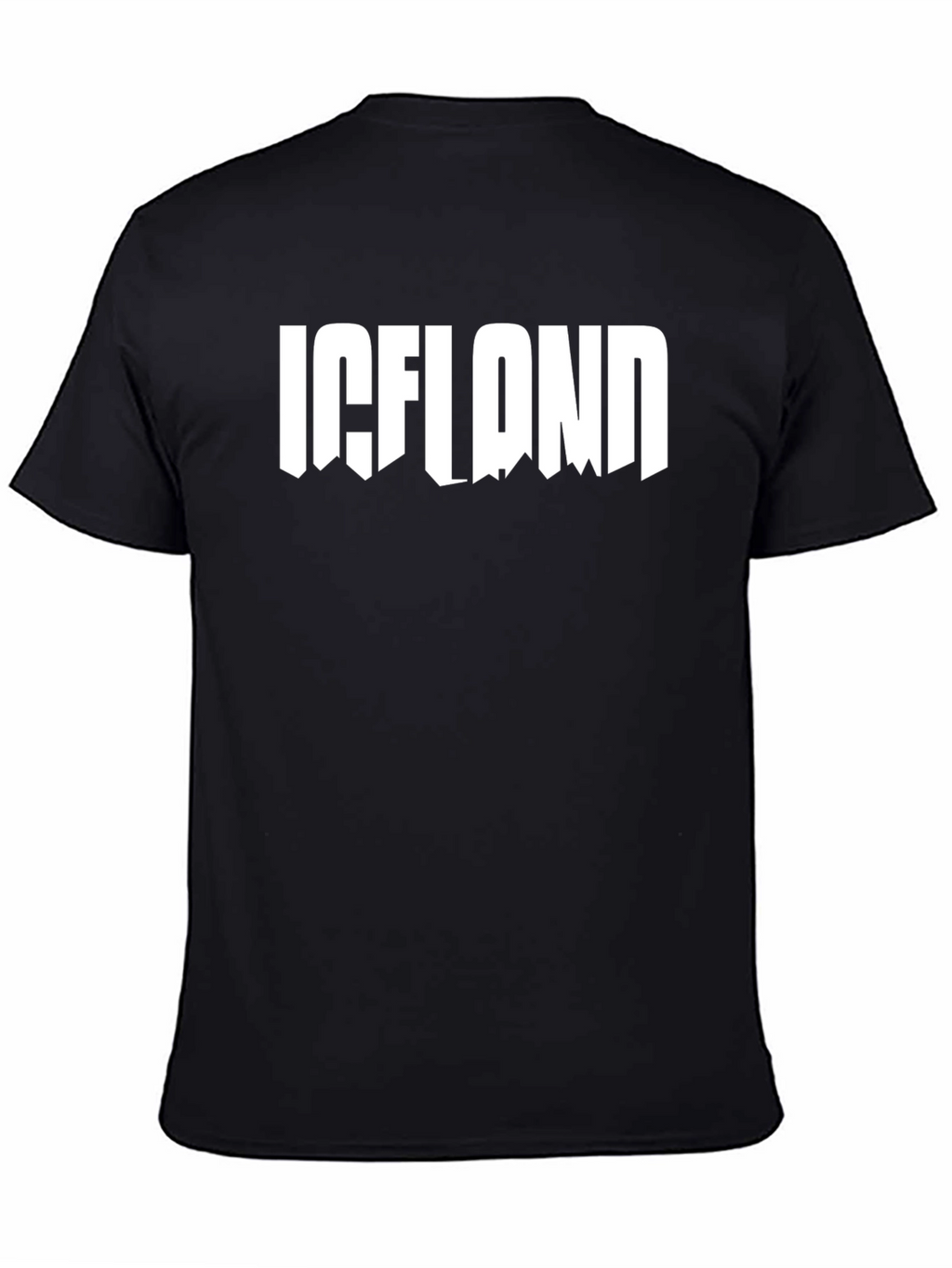 Iceland Graphic Tee - Black T-Shirt