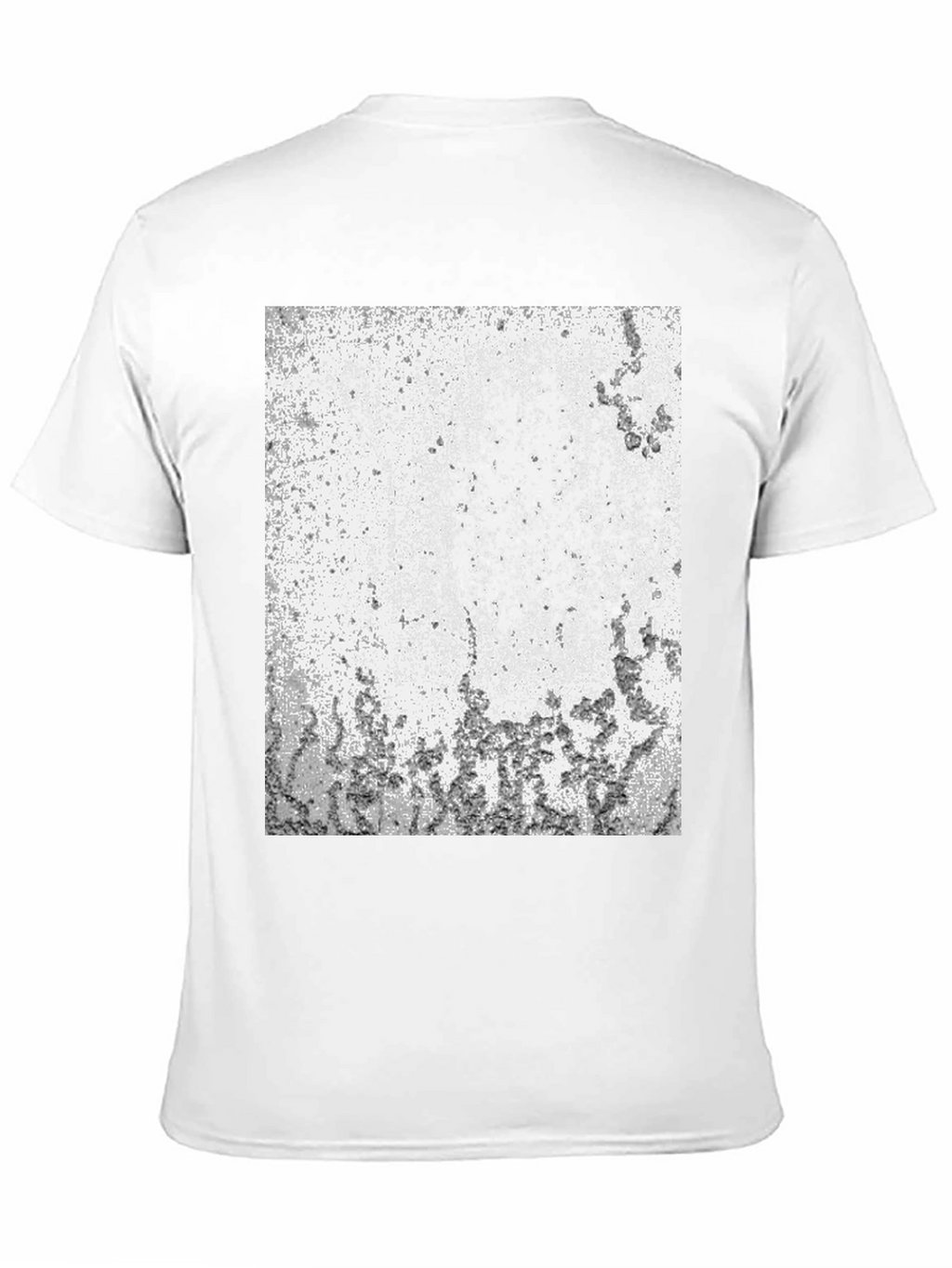 Abstract Textured Black T-Shirt