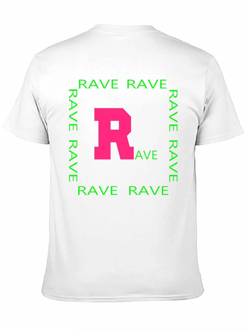 Rave T-Shirt - Pink R Green Rave