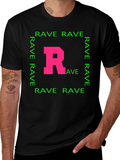 Rave T-Shirt - Pink R Green Rave