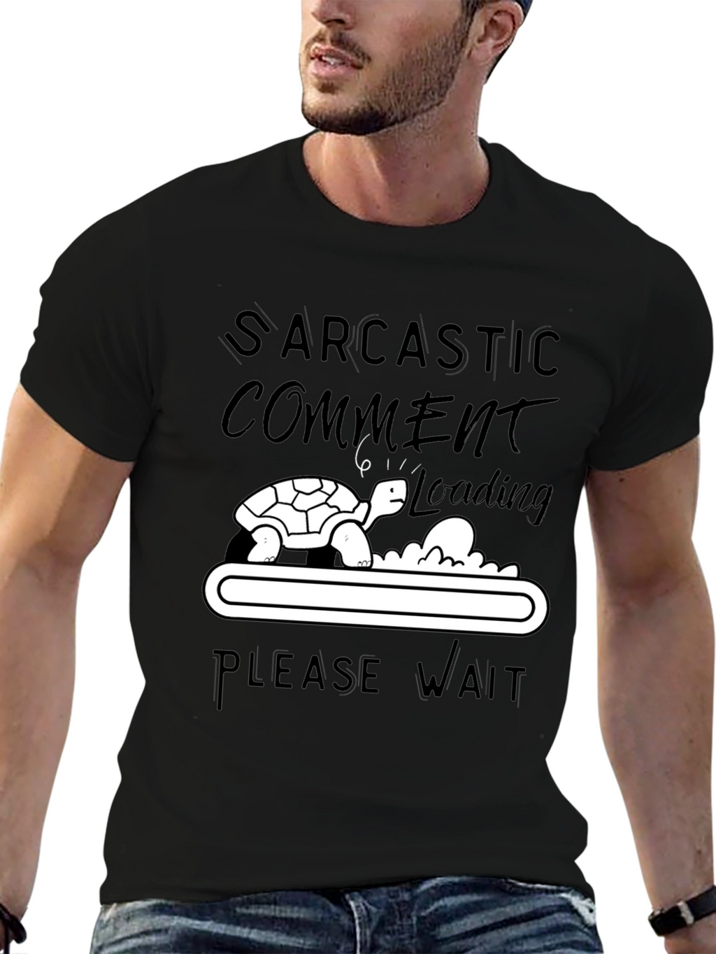 Sarcastic Comment Loading Turtle Humor T-Shirt