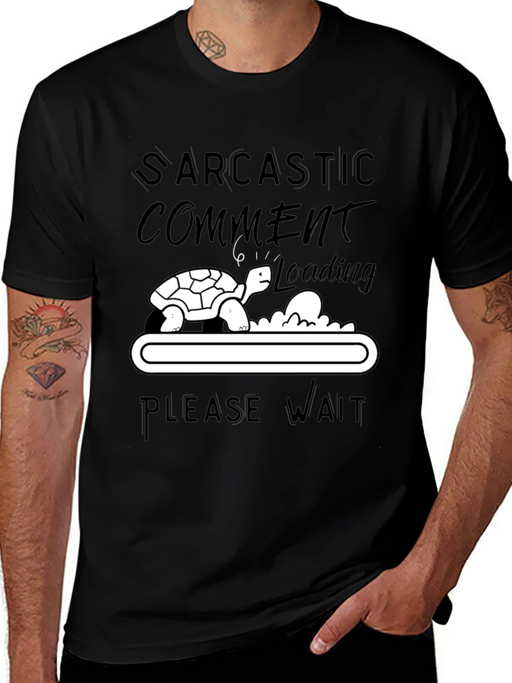 Sarcastic Comment Loading Turtle Humor T-Shirt