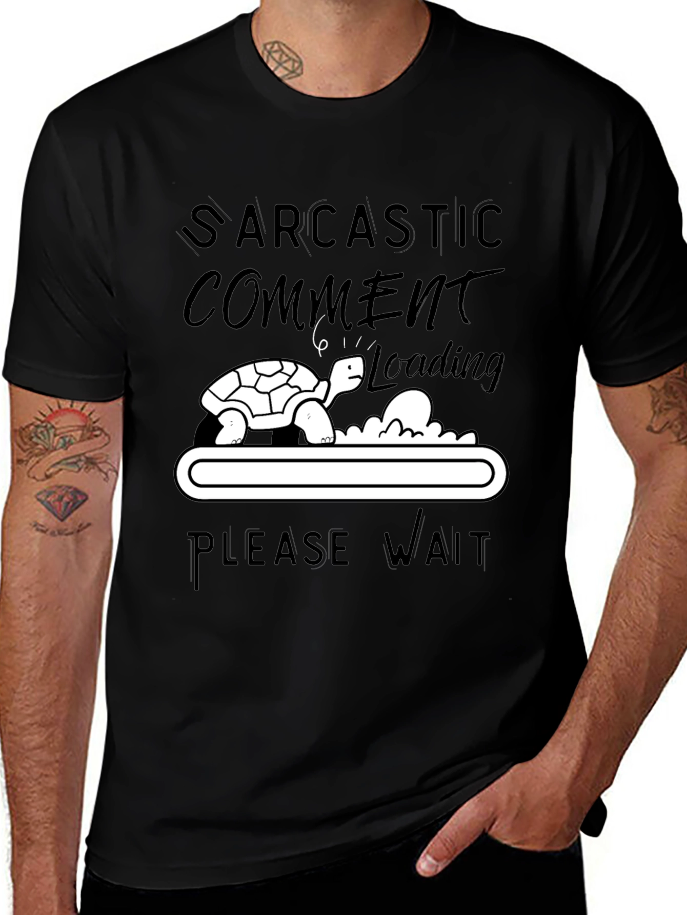 Sarcastic Comment Loading Turtle Humor T-Shirt