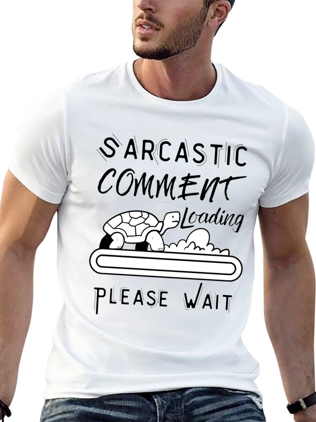 Sarcastic Comment Loading Turtle Humor T-Shirt