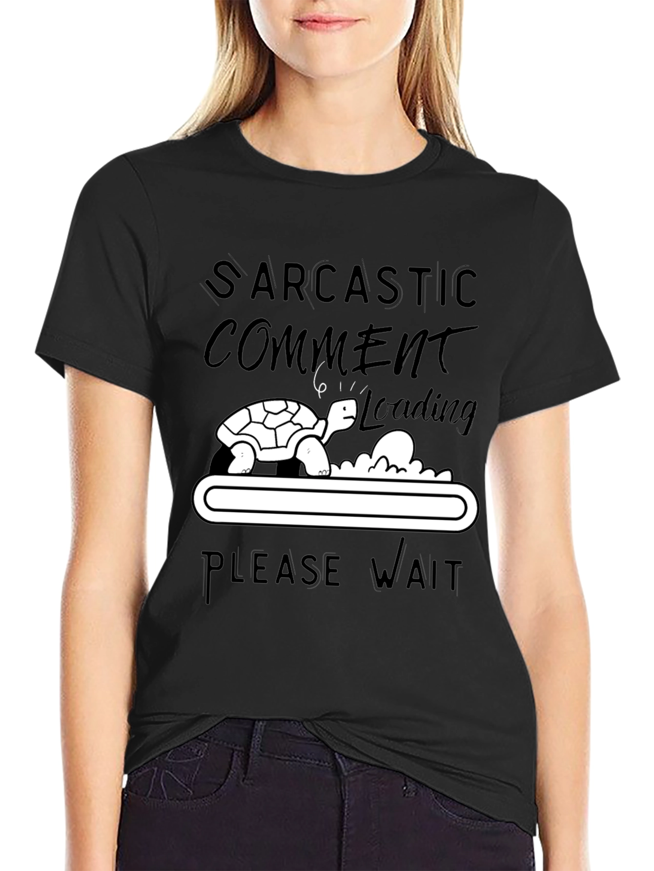 Sarcastic Comment Loading Turtle Humor T-Shirt