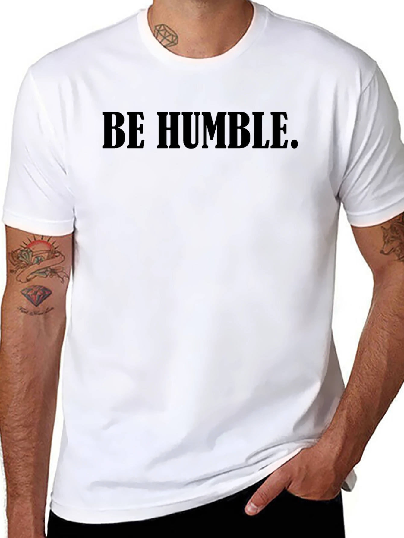 Be Humble Black Graphic Tee