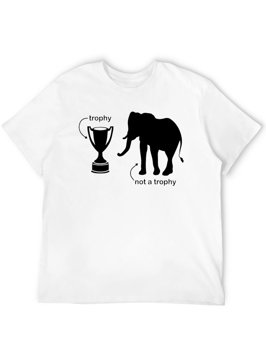 Elephant Trophy Graphic T-Shirt