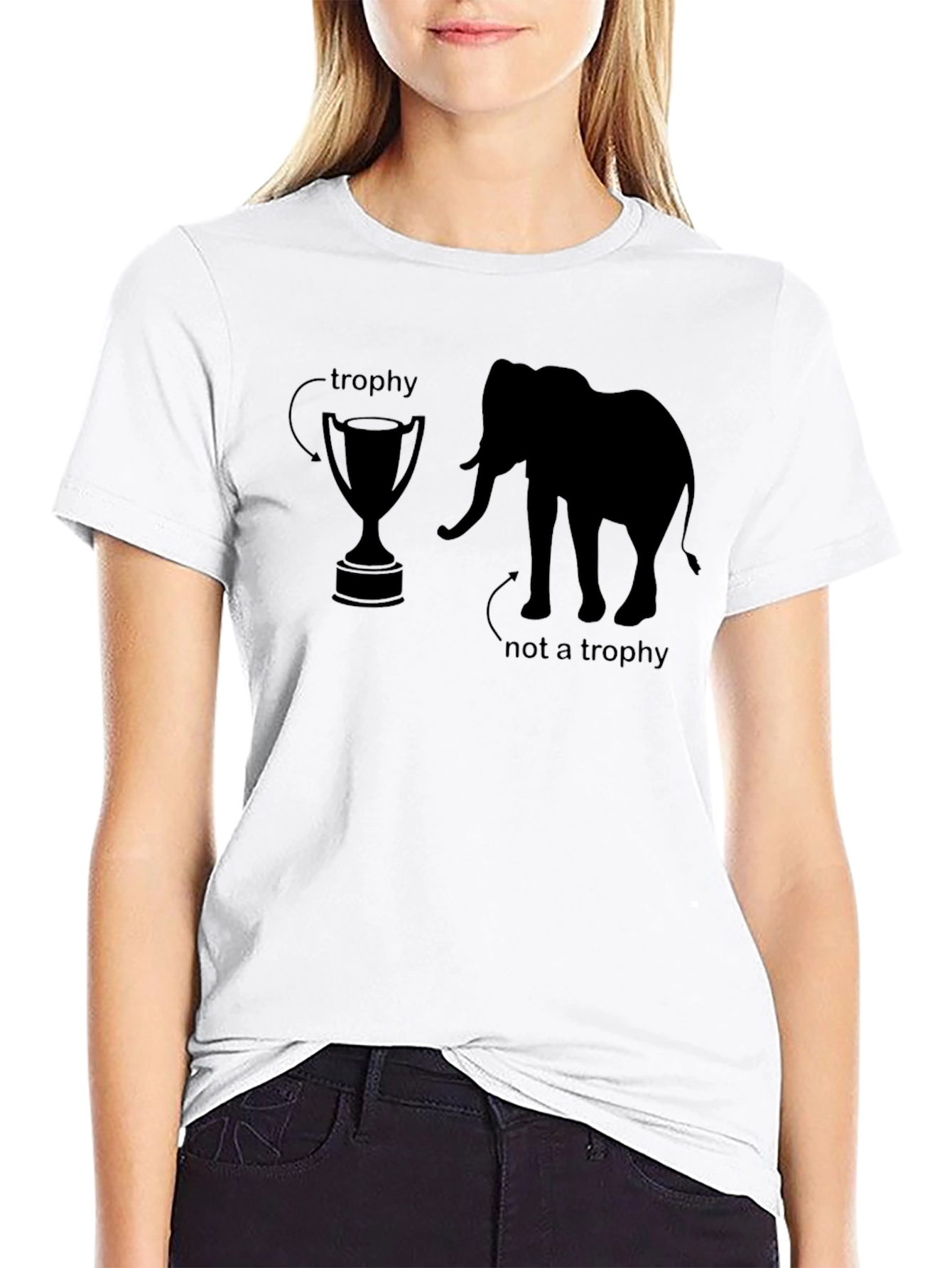 Elephant Trophy Graphic T-Shirt
