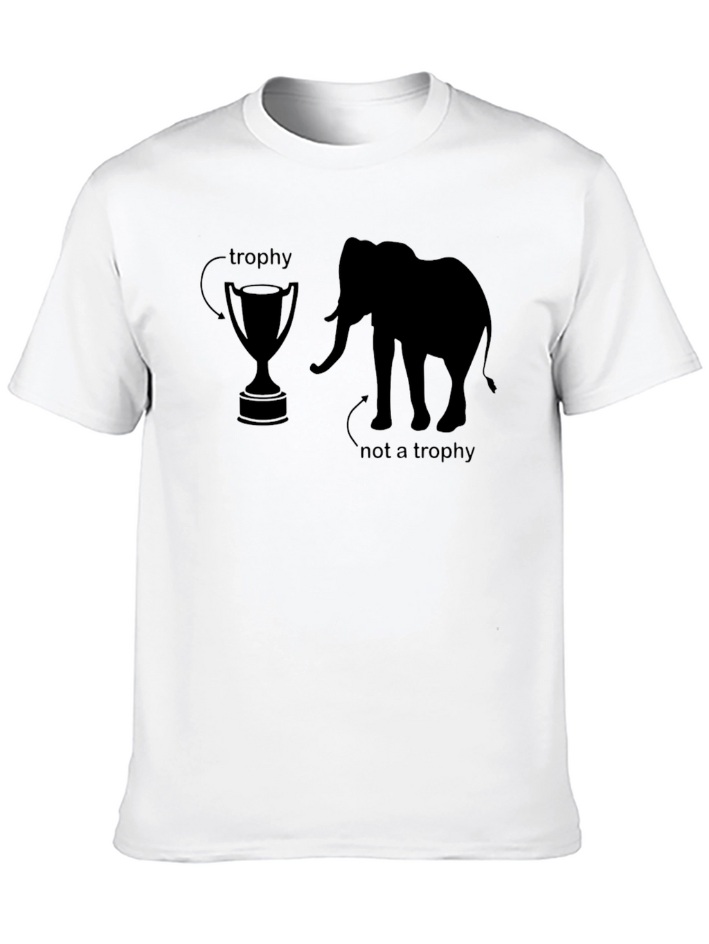 Elephant Trophy Graphic T-Shirt
