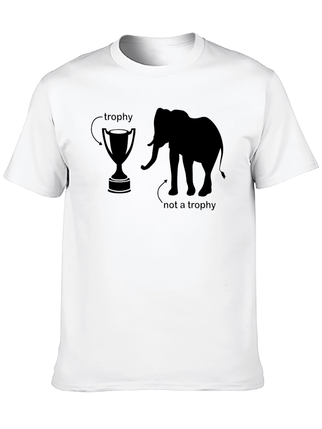 Elephant Trophy Graphic T-Shirt
