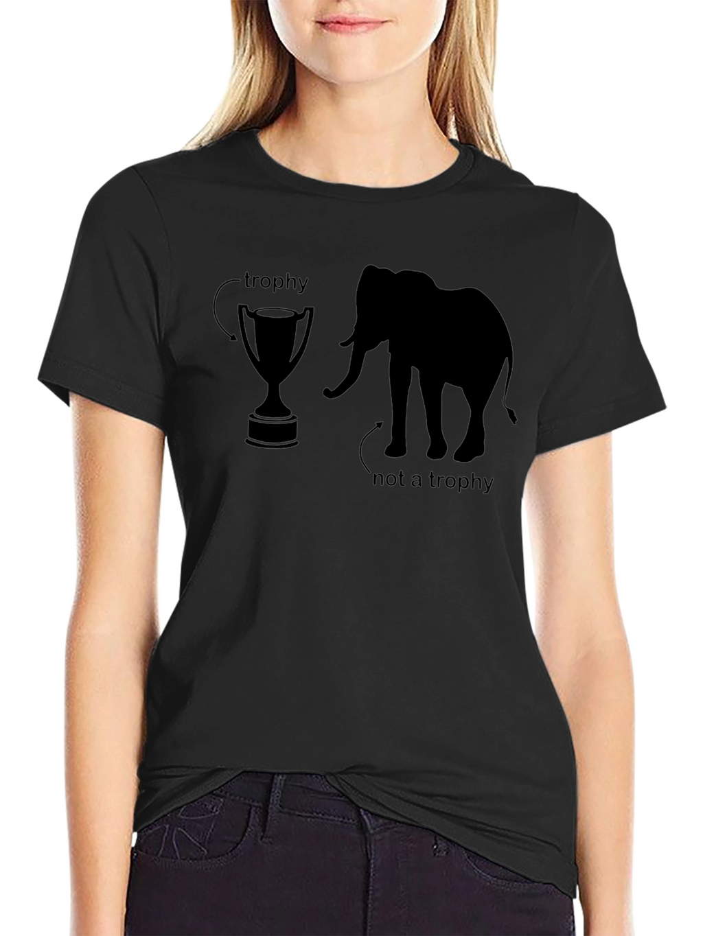 Elephant Trophy Graphic T-Shirt