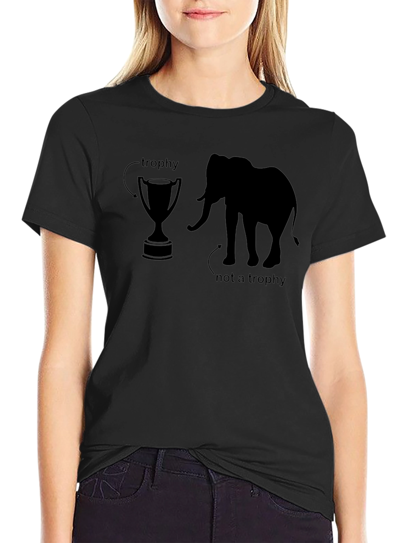 Elephant Trophy Graphic T-Shirt