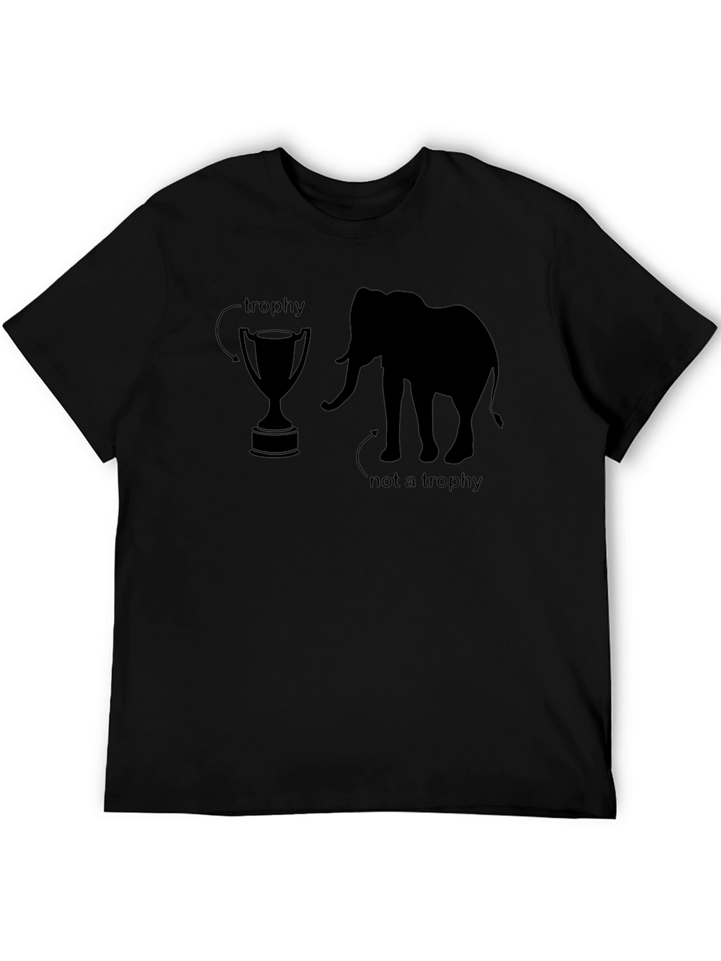 Elephant Trophy Graphic T-Shirt