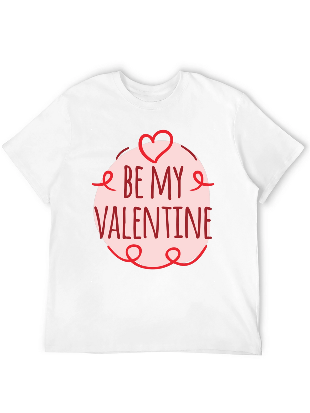 Be My Valentine Black Graphic Tee
