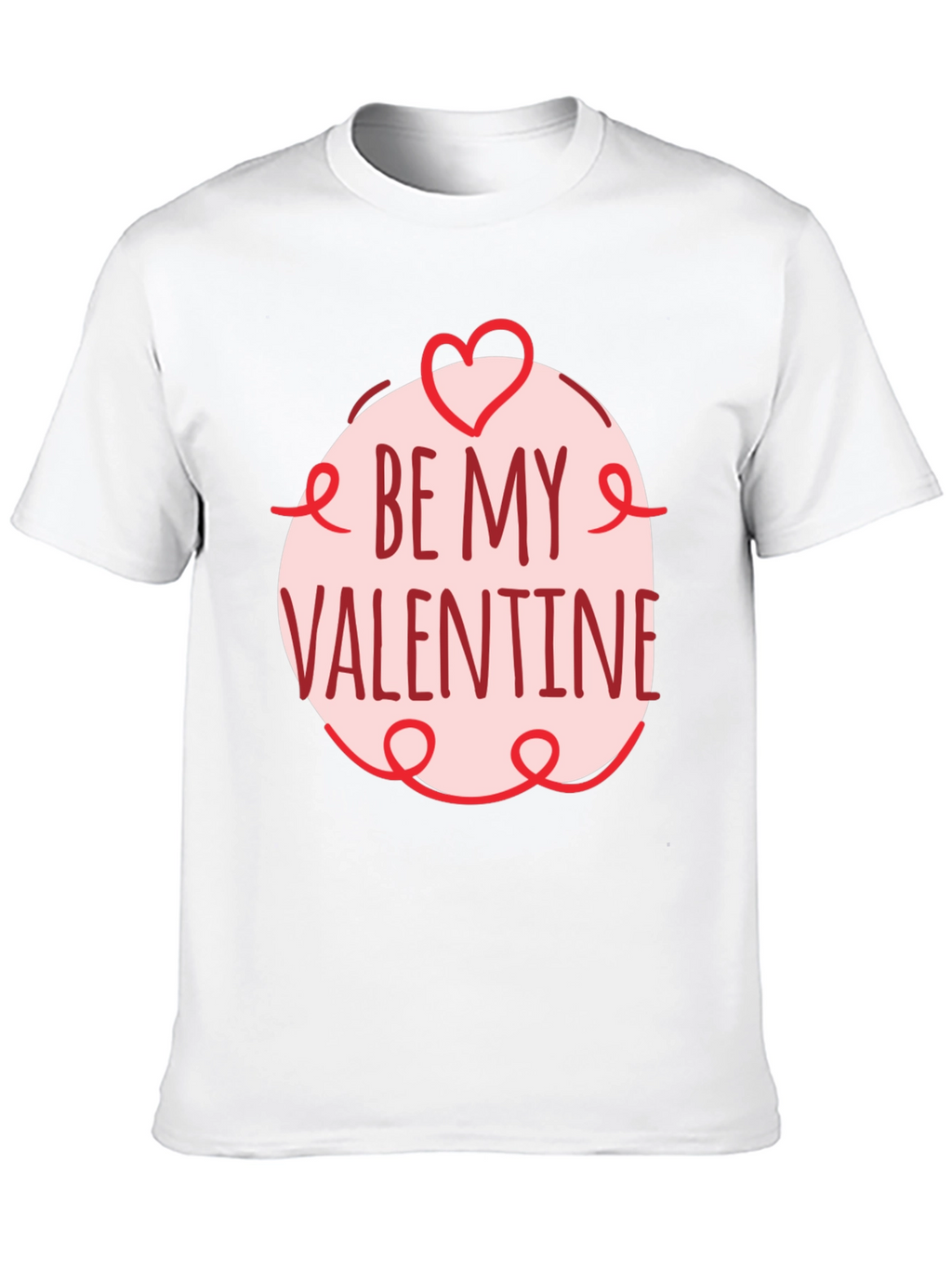 Be My Valentine Black Graphic Tee