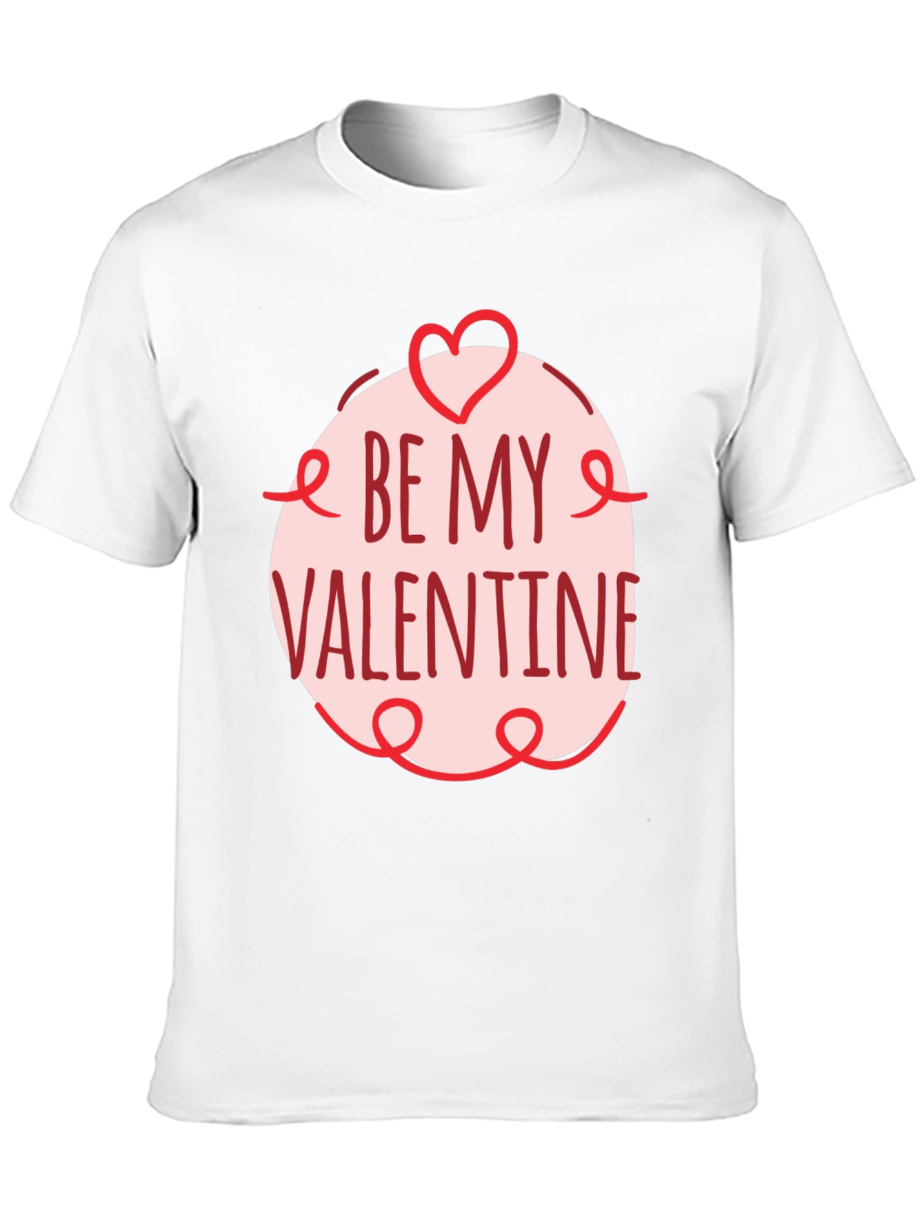 Be My Valentine Black Graphic Tee