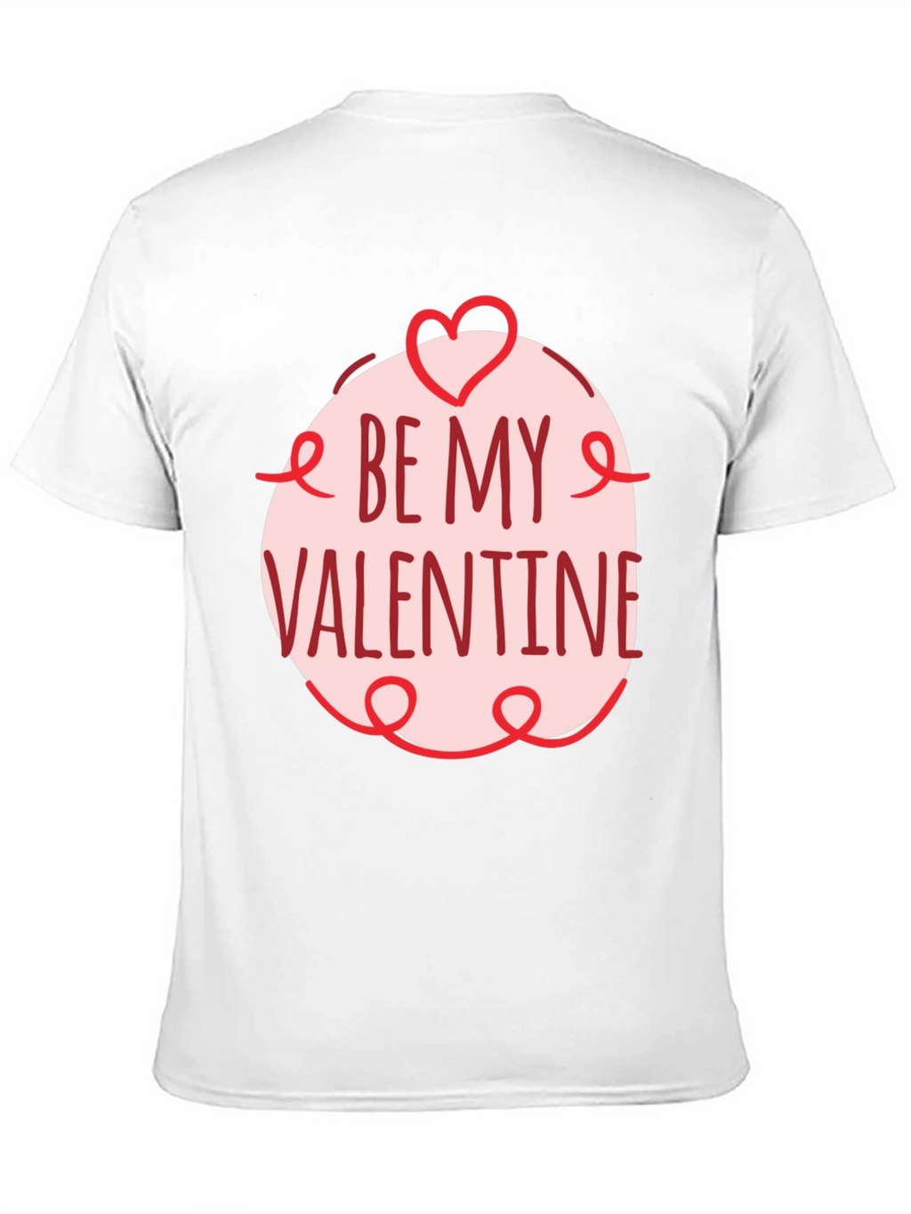 Be My Valentine Black Graphic Tee