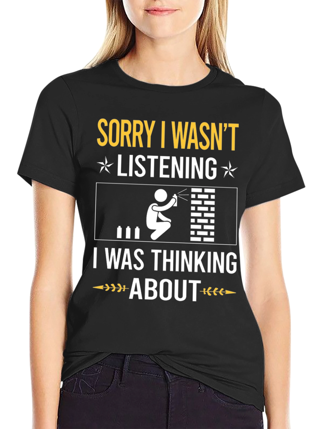 Graffiti Artist T-Shirt: Sorry Not Listening Tee